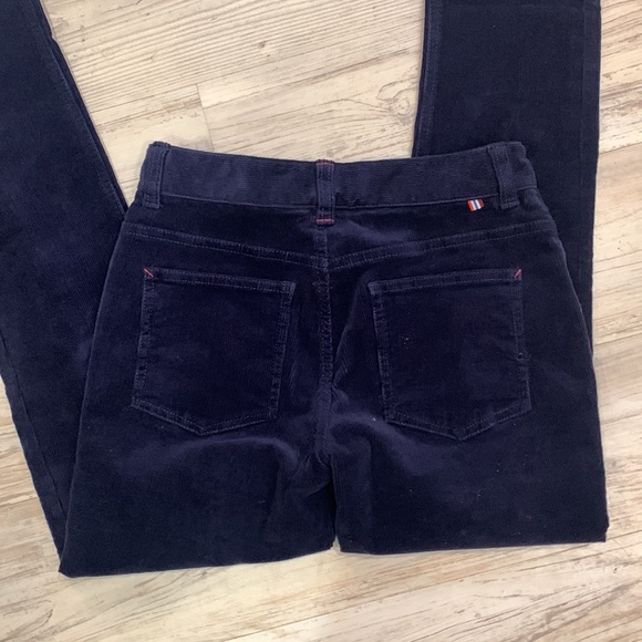 Boden navy, corduroy, slim, straight pant size 11Y - Picture 6 of 8